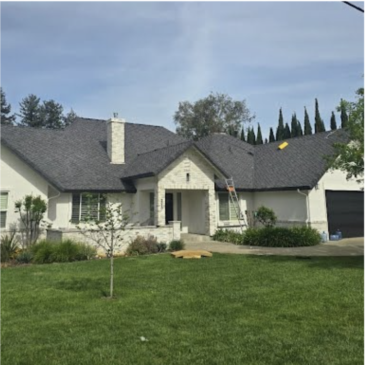 Sacramento home after complete roof replacement